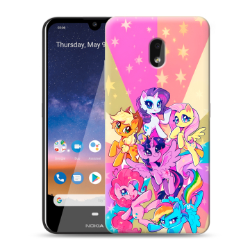 Силиконовый чехол на Nokia 2.2 с принтом My little pony Дружба чудо Силиконовый чехол на Nokia 2.2 с принтом My little pony Дружба чудо