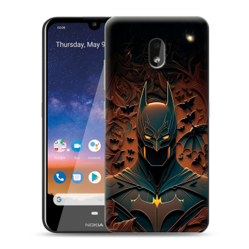 Силиконовый чехол на Nokia 2.2 с принтом Batman Бэтмен