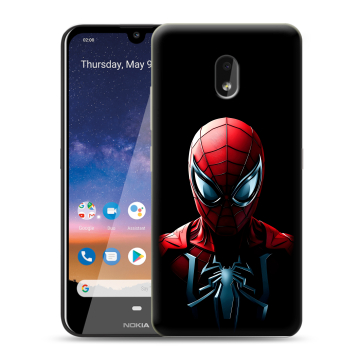 Силиконовый чехол на Nokia 2.2 с принтом Spiderman Человек паук