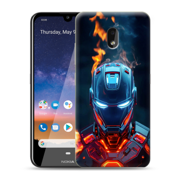 Силиконовый чехол на Nokia 2.2 с принтом IronMan Железный человек Силиконовый чехол на Nokia 2.2 с принтом IronMan Железный человек
