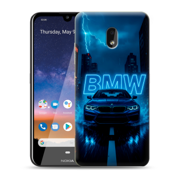 Силиконовый чехол на Nokia 2.2 с принтом BMW БМВ Силиконовый чехол на Nokia 2.2 с принтом BMW БМВ