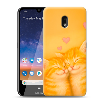 Силиконовый чехол на Nokia 2.2 с принтом Милые котята Силиконовый чехол на Nokia 2.2 с принтом Милые котята