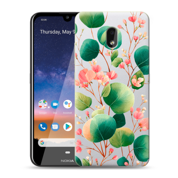 Силиконовый чехол на Nokia 2.2 с принтом женский