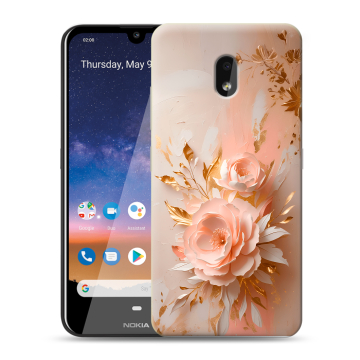 Силиконовый чехол на Nokia 2.2 с принтом женский