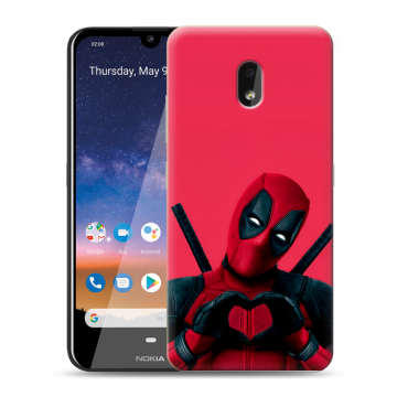 Силиконовый чехол на Nokia 2.2 с принтом Дедпул Deadpool Силиконовый чехол на Nokia 2.2 с принтом Дедпул Deadpool
