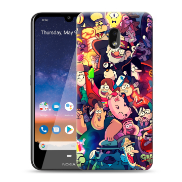 Силиконовый чехол на Nokia 2.2 с принтом Gravity Falls Гравити Фолз Силиконовый чехол на Nokia 2.2 с принтом Gravity Falls Гравити Фолз
