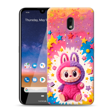 Силиконовый чехол на Nokia 2.2 с принтом Labubu Лабубу Силиконовый чехол на Nokia 2.2 с принтом Labubu Лабубу