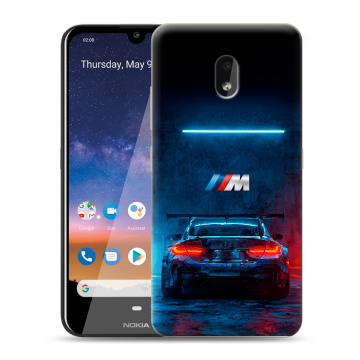 Силиконовый чехол на Nokia 2.2 с принтом BMW БМВ Силиконовый чехол на Nokia 2.2 с принтом BMW БМВ