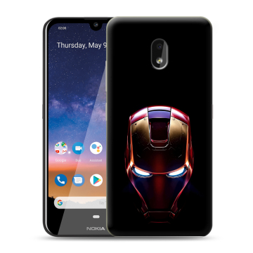 Силиконовый чехол на Nokia 2.2 с принтом IronMan Железный человек