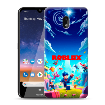 Силиконовый чехол на Nokia 2.2 с принтом Roblox Роблокс Силиконовый чехол на Nokia 2.2 с принтом Roblox Роблокс