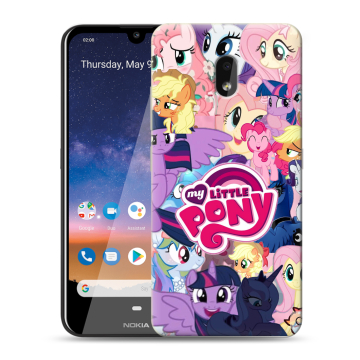 Силиконовый чехол на Nokia 2.2 с принтом My little pony Дружба чудо