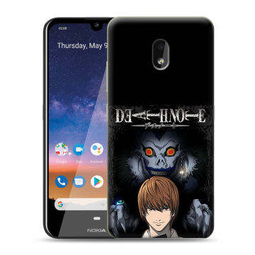 Силиконовый чехол на Nokia 2.2 с принтом Death note Тетрадь смерти