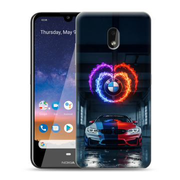 Силиконовый чехол на Nokia 2.2 с принтом BMW БМВ Силиконовый чехол на Nokia 2.2 с принтом BMW БМВ