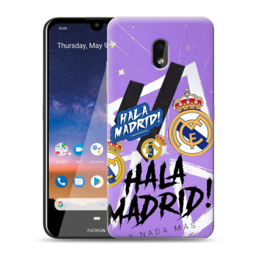 Силиконовый чехол на Nokia 2.2 с принтом Real Madrid Реал Мадрид Силиконовый чехол на Nokia 2.2 с принтом Real Madrid Реал Мадрид