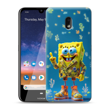 Силиконовый чехол на Nokia 2.2 с принтом Спанч боб Спанчбоб Силиконовый чехол на Nokia 2.2 с принтом Спанч боб Спанчбоб