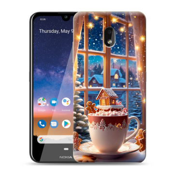Силиконовый чехол на Nokia 2.2 с принтом Новый год