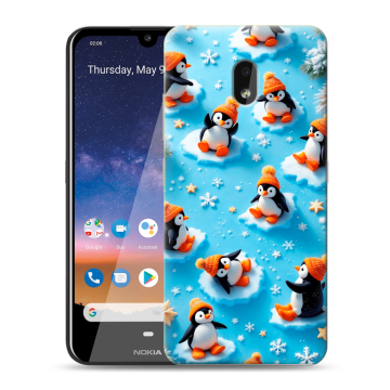Силиконовый чехол на Nokia 2.2 с принтом Новый год