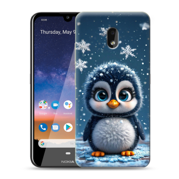 Силиконовый чехол на Nokia 2.2 с принтом Новый год