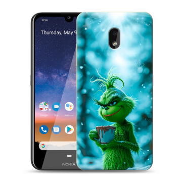 Силиконовый чехол на Nokia 2.2 с принтом Новый год гринч