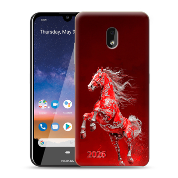 Силиконовый чехол на Nokia 2.2 с принтом Новый год