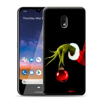 Силиконовый чехол на Nokia 2.2 с принтом Новый год Гринч