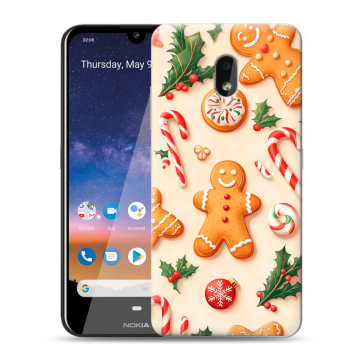 Силиконовый чехол на Nokia 2.2 с принтом Новый год