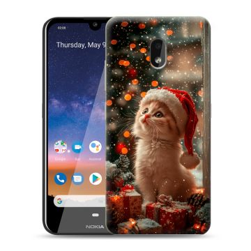 Силиконовый чехол на Nokia 2.2 с принтом Новый год