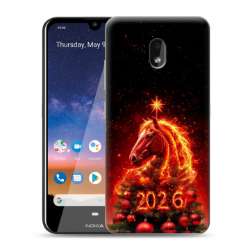 Силиконовый чехол на Nokia 2.2 с принтом Новый год