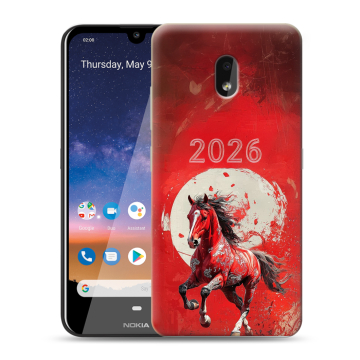 Силиконовый чехол на Nokia 2.2 с принтом Новый год