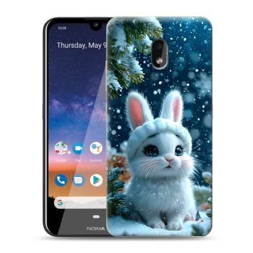 Силиконовый чехол на Nokia 2.2 с принтом Новый год