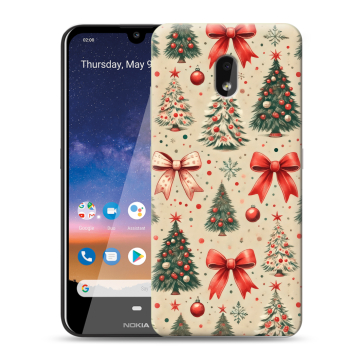 Силиконовый чехол на Nokia 2.2 с принтом Новый год