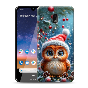 Силиконовый чехол на Nokia 2.2 с принтом Новый год