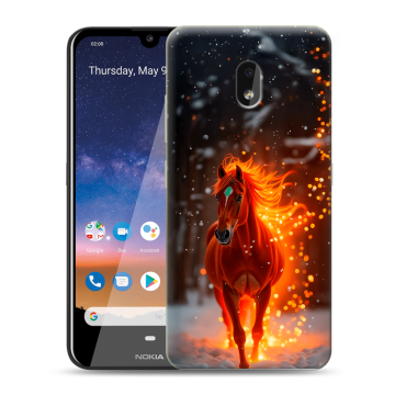 Силиконовый чехол на Nokia 2.2 с принтом Новый год