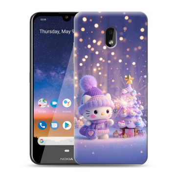 Силиконовый чехол на Nokia 2.2 с принтом Новый год