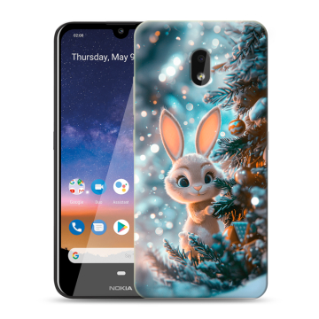 Силиконовый чехол на Nokia 2.2 с принтом Новый год