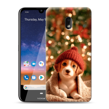 Силиконовый чехол на Nokia 2.2 с принтом Новый год
