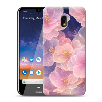 Силиконовый чехол на Nokia 2.2 с принтом женский