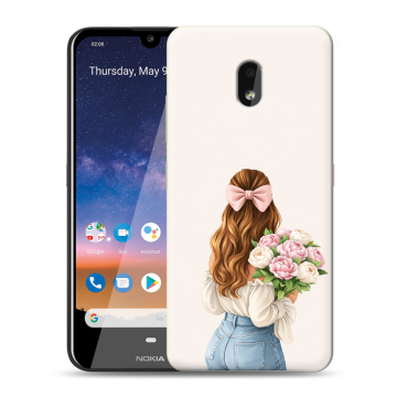 Силиконовый чехол на Nokia 2.2 с принтом женский Силиконовый чехол на Nokia 2.2 с принтом женский