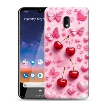 Силиконовый чехол на Nokia 2.2 с принтом для девочек