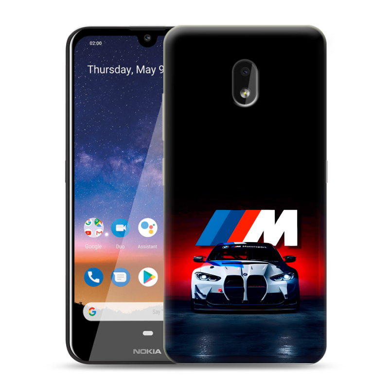 Силиконовый чехол на Nokia 2.2 с принтом БМВ BMW Силиконовый чехол на Nokia 2.2 с принтом БМВ BMW