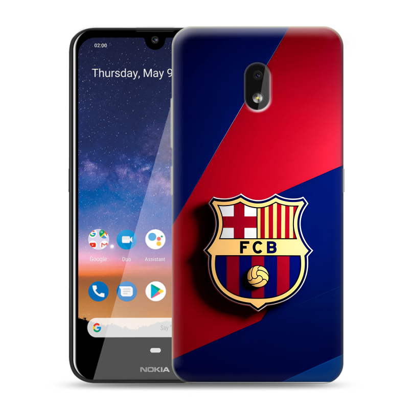 Силиконовый чехол на Nokia 2.2 с принтом Барселона Barcelona Силиконовый чехол на Nokia 2.2 с принтом Барселона Barcelona
