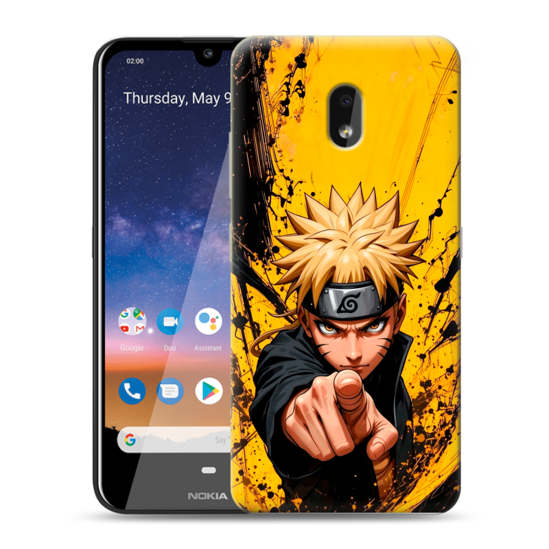 Силиконовый чехол на Nokia 2.2 с принтом Naruto Наруто Силиконовый чехол на Nokia 2.2 с принтом Naruto Наруто