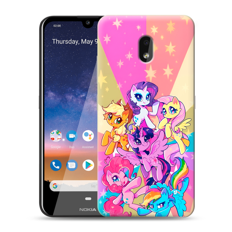 Силиконовый чехол на Nokia 2.2 с принтом My little pony Дружба чудо Силиконовый чехол на Nokia 2.2 с принтом My little pony Дружба чудо