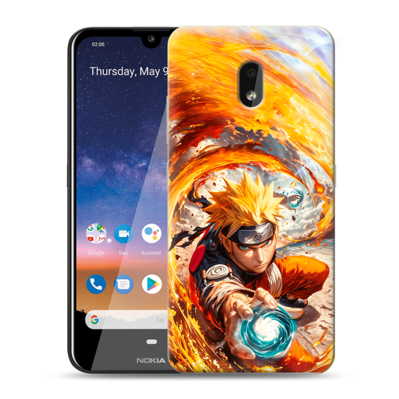 Силиконовый чехол на Nokia 2.2 с принтом Аниме Наруто Naruto Силиконовый чехол на Nokia 2.2 с принтом Аниме Наруто Naruto