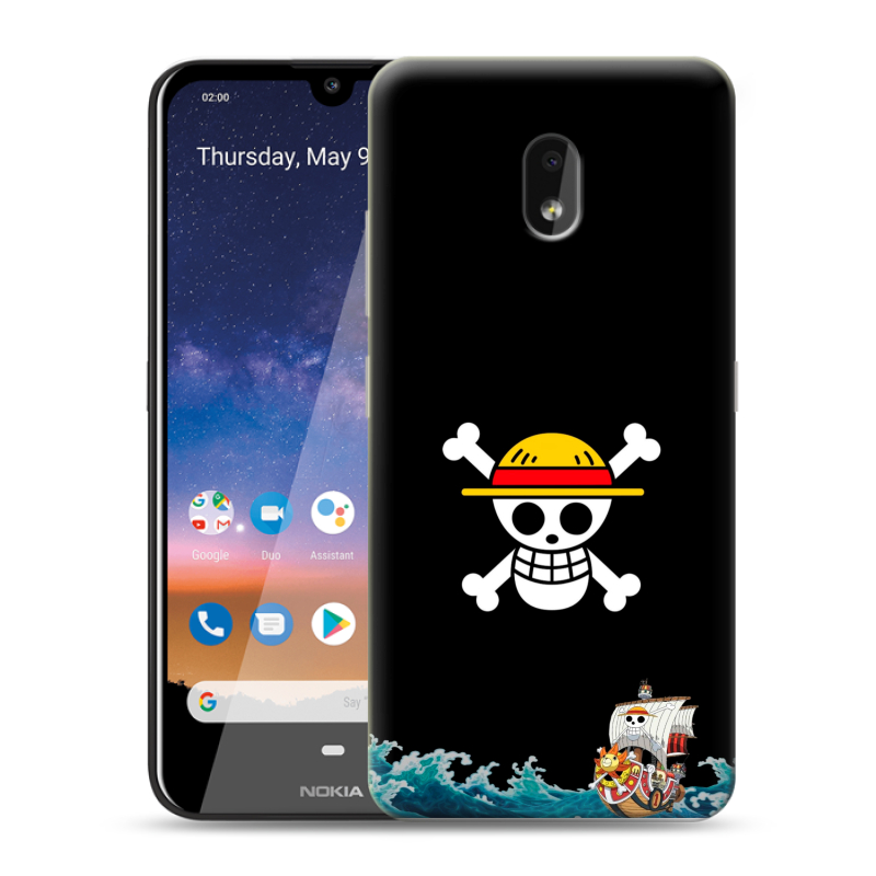 Силиконовый чехол на Nokia 2.2 с принтом One Piece Ван Пис Силиконовый чехол на Nokia 2.2 с принтом One Piece Ван Пис