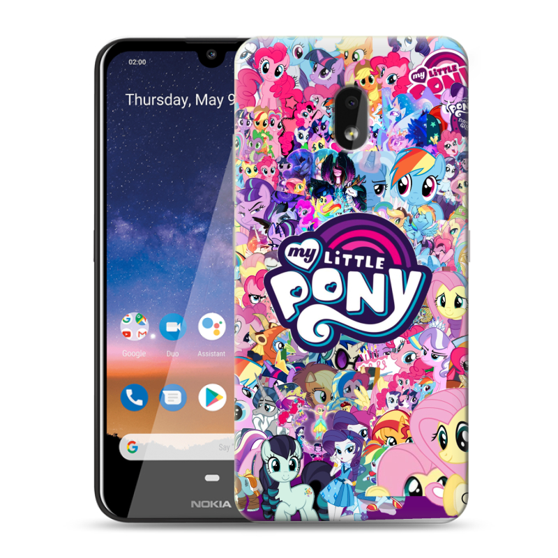 Силиконовый чехол на Nokia 2.2 с принтом My little pony Дружба чудо Силиконовый чехол на Nokia 2.2 с принтом My little pony Дружба чудо