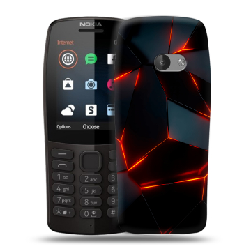 Силиконовый чехол на Nokia 210 с принтом Яркие абстракции Силиконовый чехол на Nokia 210 с принтом Яркие абстракции