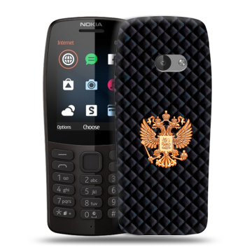 Силиконовый чехол на Nokia 210 с принтом Герб России принт Силиконовый чехол на Nokia 210 с принтом Герб России принт