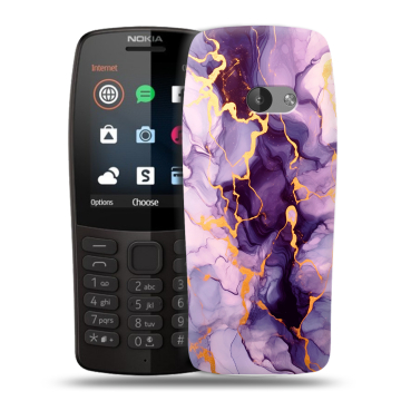 Силиконовый чехол на Nokia 210 с принтом Мрамор Силиконовый чехол на Nokia 210 с принтом Мрамор