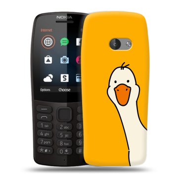 Силиконовый чехол на Nokia 210 с принтом Утка